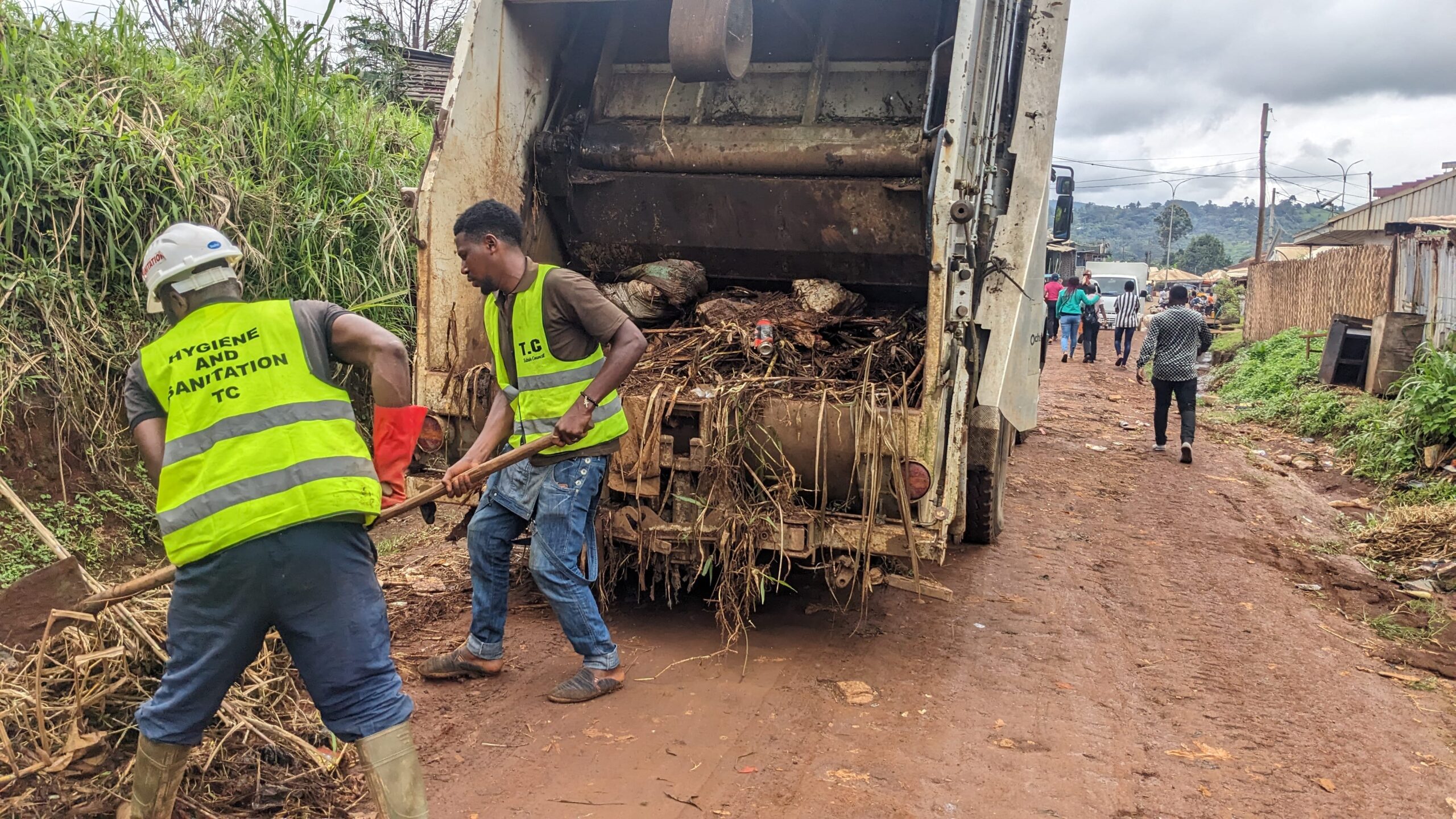 And the Council staffs go about their usual cleanup duty within the Municipality